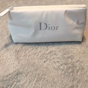 Dior Small Leather Makeup Bag.